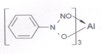 Tris(N-nitroso-N-phenylhydroxylamine) aluminum salt
